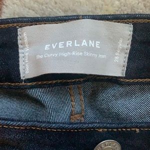 Everlane curvy high rise skinny jean. 28 reg. Worn 2 times . Inseam28.5 Like new